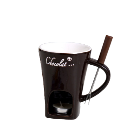 Fondue Mug — Mini Chocolate & Cheese Melting Pot | Happy Splurge