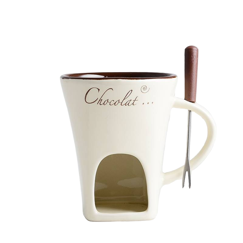 Fondue Mug — Mini Chocolate & Cheese Melting Pot | Happy Splurge