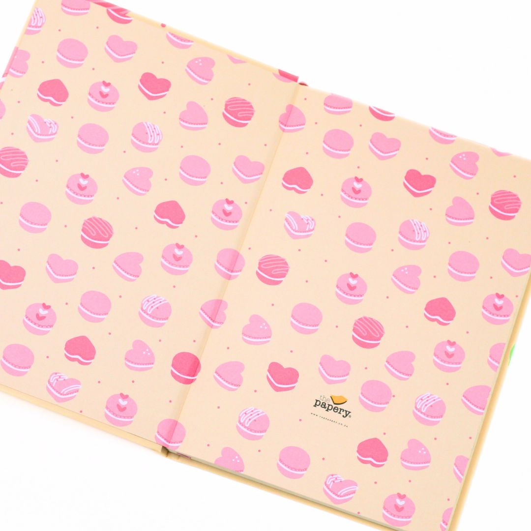 Love & Macaron Retro A5 Hard Cover Journal  | Happy Splurge