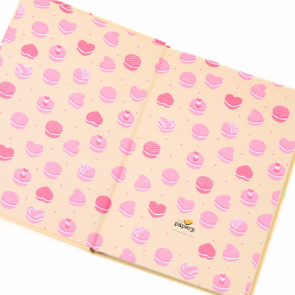 Love & Macaron Retro A5 Hard Cover Journal  | Happy Splurge