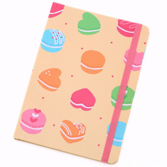 Love & Macaron Retro A5 Hard Cover Journal  | Happy Splurge