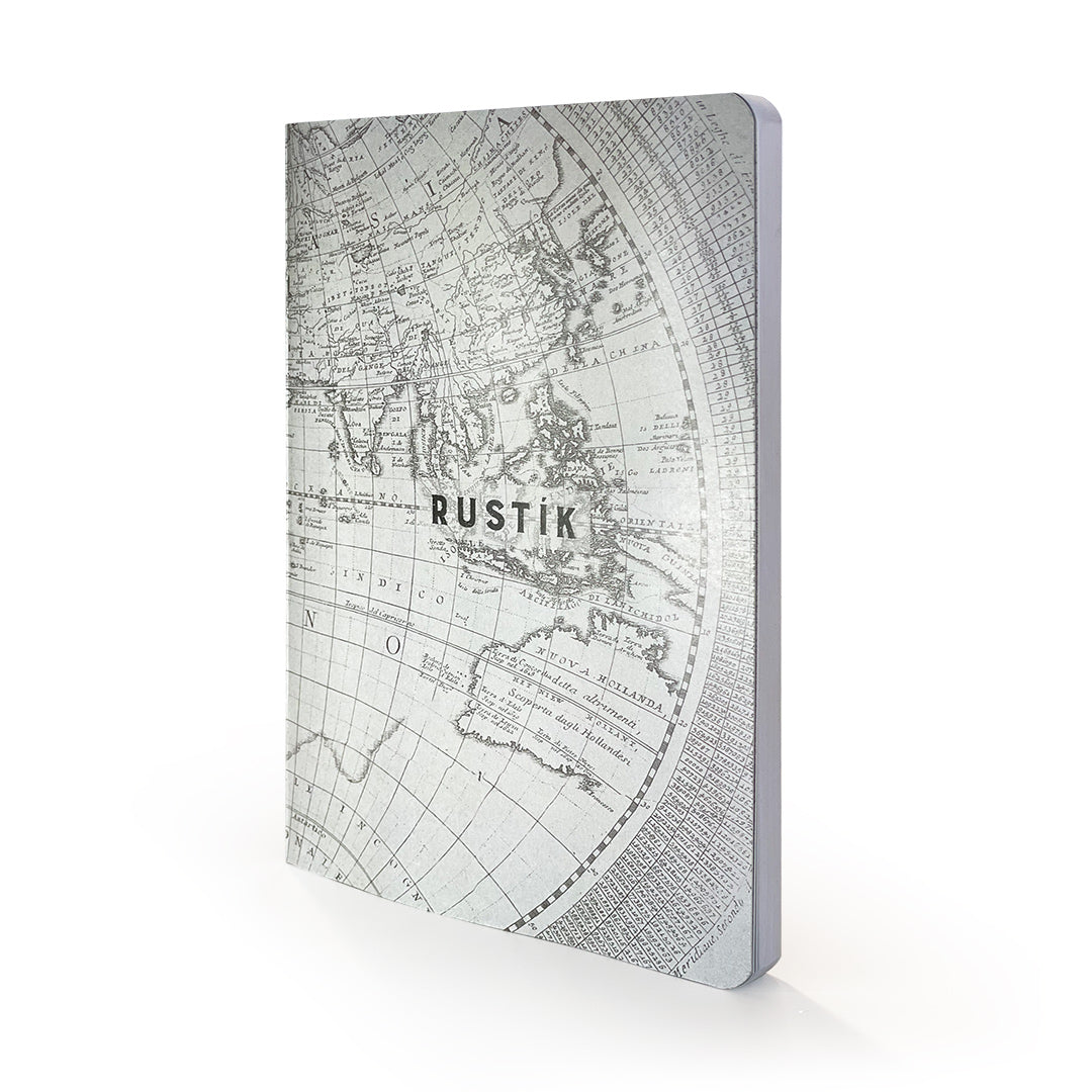 Rustik Leather Slip On Cover + Journal | Genuine Leather A5 Journal | Happy Splurge